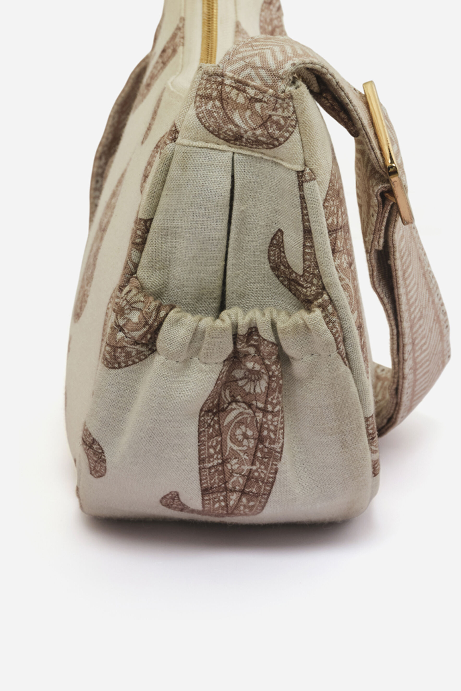 Cream Cloth Carry Bags, , image 3